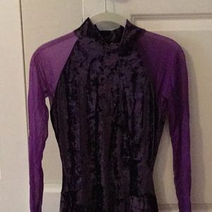 Purple Figure Skating Dress